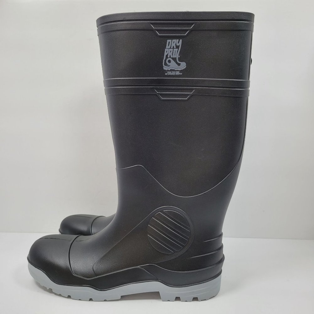 Drypro Men's Waterproof Black Working Boots US Size 11 NWOT - Picture 2 of 11